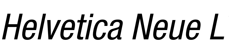 Helvetica Neue LT Pro 57 Condensed Oblique Polices Telecharger